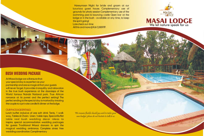 I will design a flashy brochure, catalogues and booklets