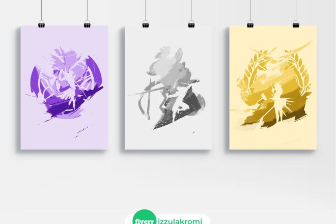 I will design a minimalist game poster