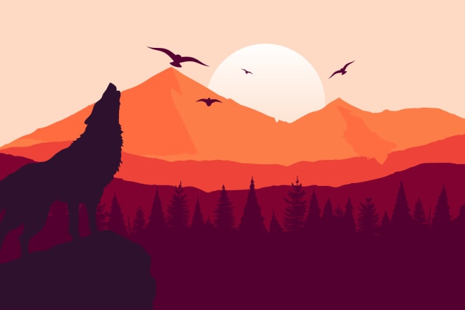 I will design a minimalist phone or desktop wallpaper