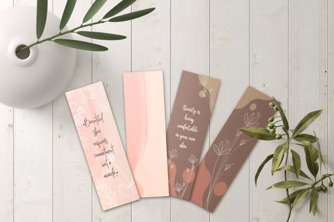 I will design a printable bookmark