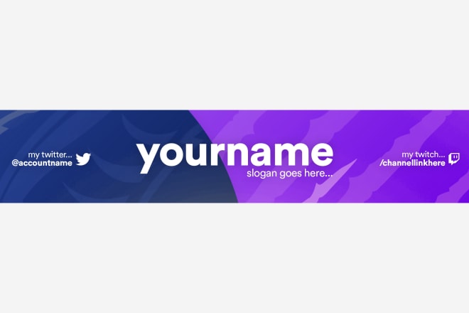I will design a professional banner header end logo