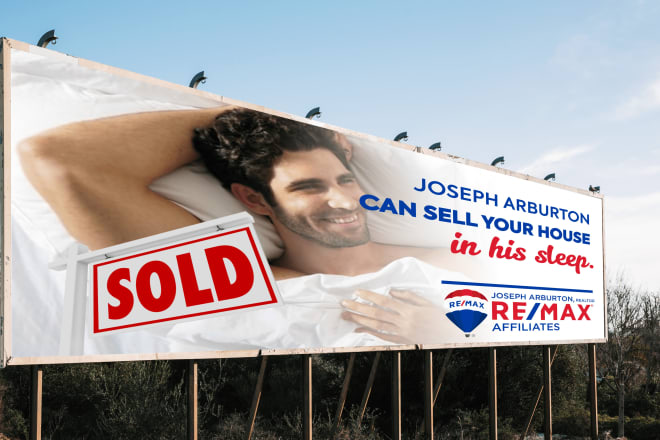 I will design a winning billboard or signage