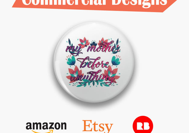 I will design all kinds of commercial pin buttons