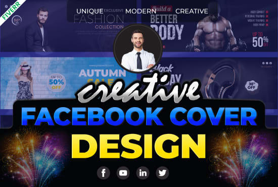 I will design amazing facebook and other social media cover photos
