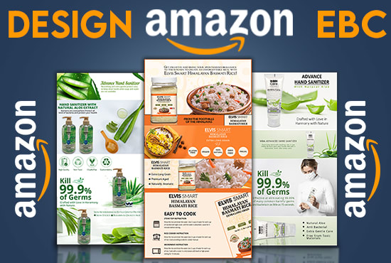 I will design amazon ebc enhanced brand content or a plus page amazon listing