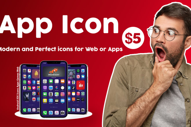 I will design an awesome stunning app icon very quick