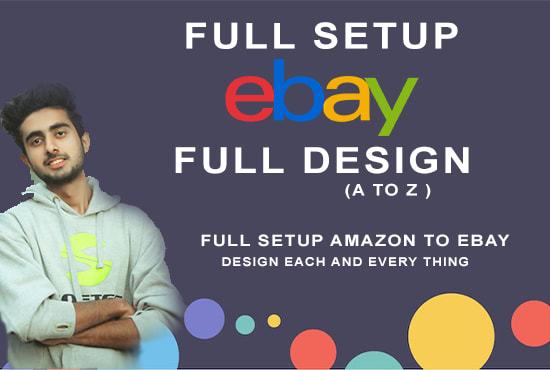 I will design and set up your ebay store for dropshipping