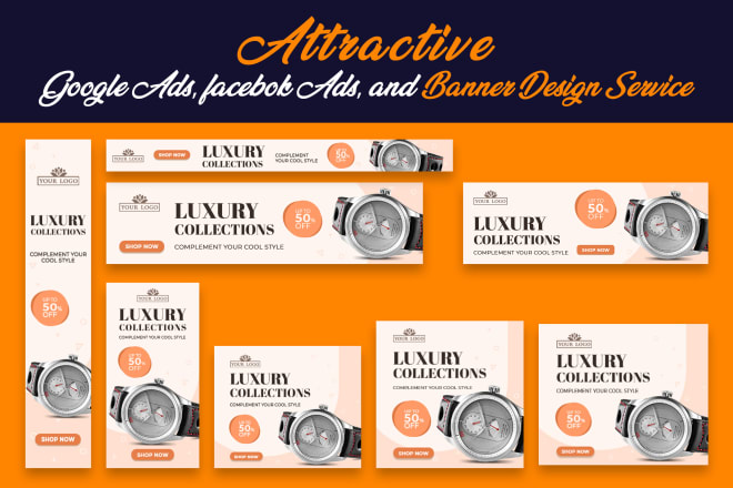 I will design attractive google ads, affiliate web banner ads