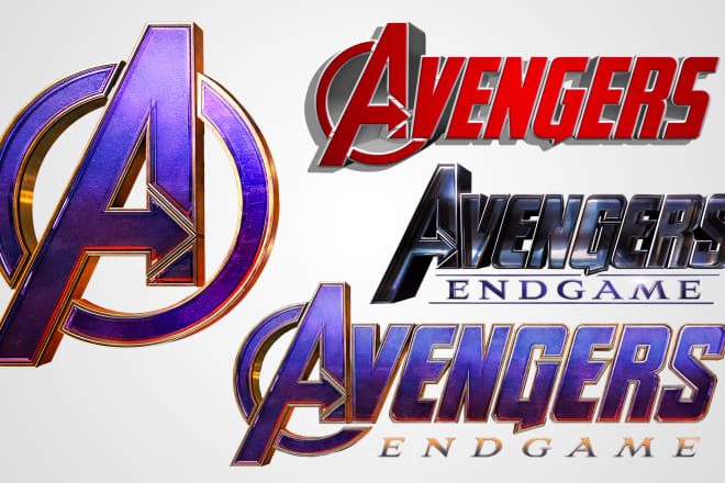 I will design avengers styled logo for you