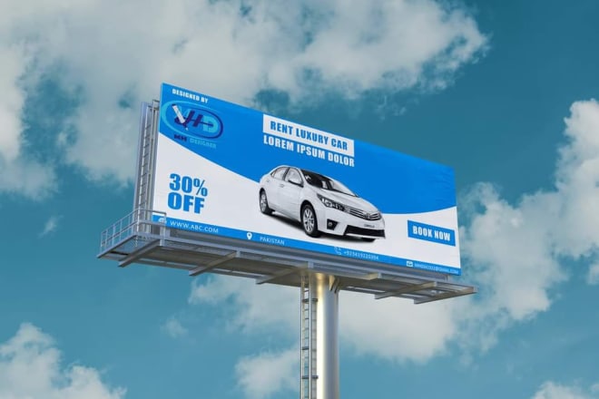 I will design awesome yard sign, billboard banner signboard signage, or vinyl banner
