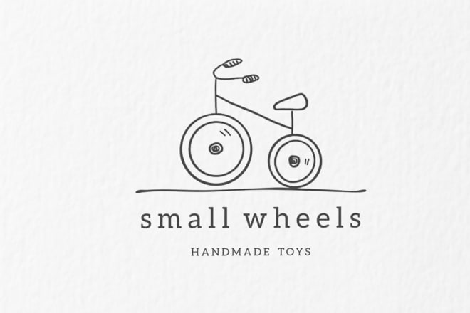 I will design baby toy shop logo with revision