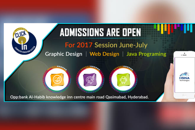 I will design banner for you send me example