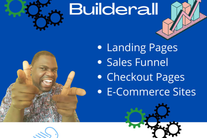 I will design builderall funnels and websites for your business