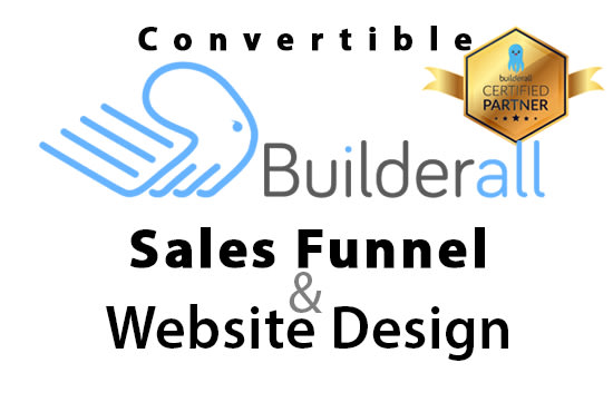 I will design builderall sales funnel and website for your business