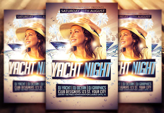 I will design concert, dj,party,nightclub,event flyer