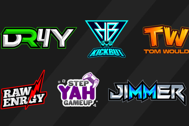I will design cool logo initials for esports, twitch, youtube