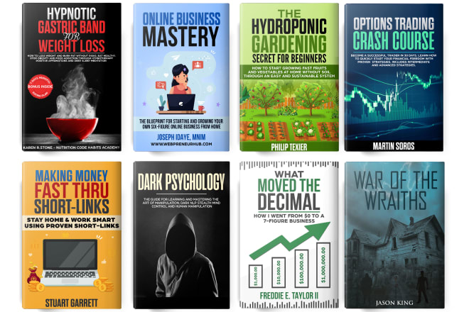 I will design creative book cover design, cover design, book cover