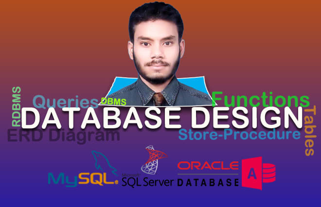 I will design database, query, functions, store procedure, assignment