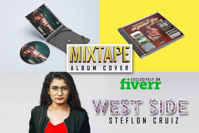 I will design dope mixtape single album cover or cd cover music poster artwork in 1hr