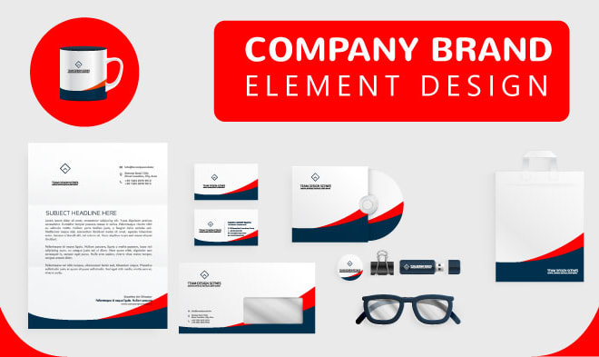 I will design everything for your company brand