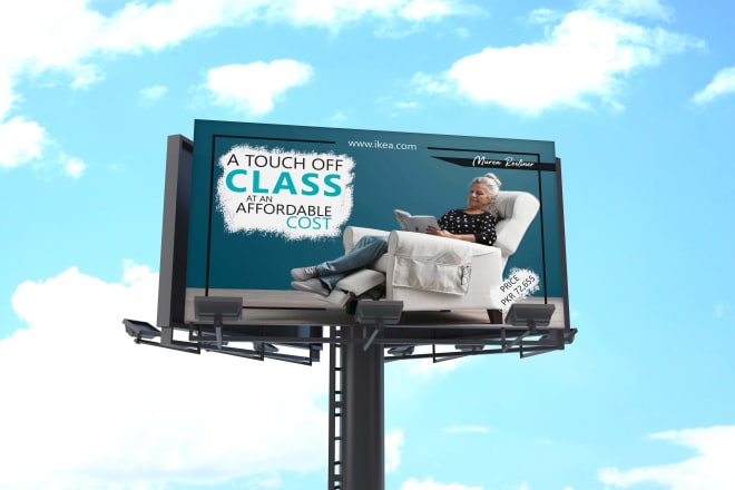 I will design eye catching billboard, billboard advertising, banners, hoarding