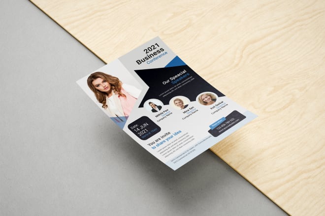 I will design eye catching professional flyer poster handbill