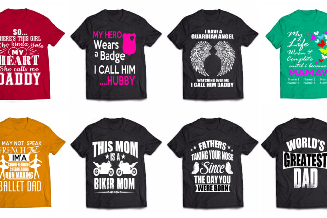 I will design eye catching typography t shirt