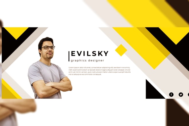 I will design facebook cover and twitter header