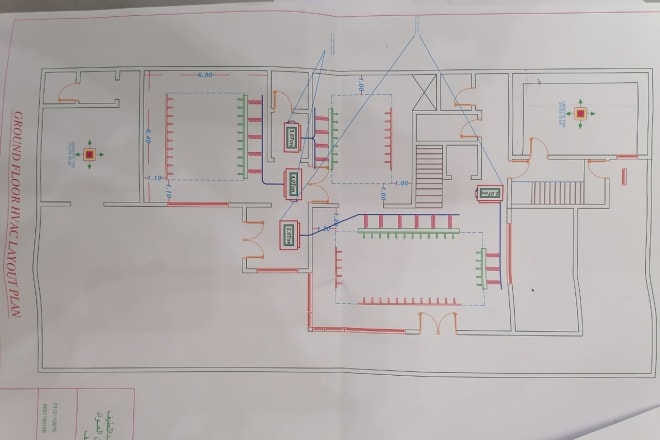 I will design hvac and fire fighting for any floor plan
