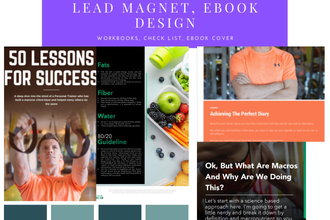 I will design impressive lead magnet ebook or ebook interior design