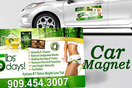I will design magnificent car magnets for you