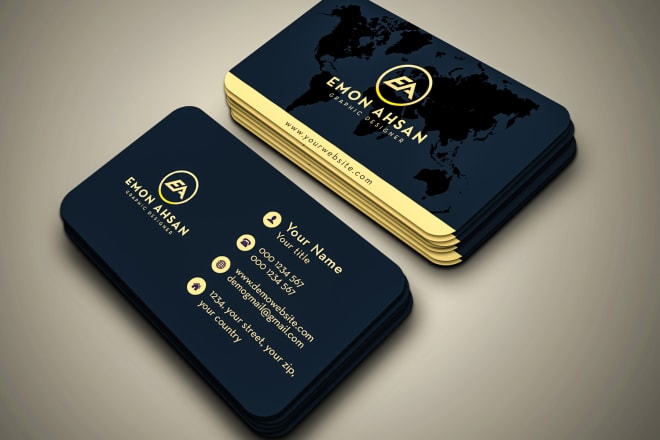 I will design minimalist business card