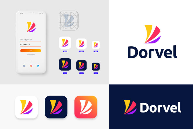 I will design modern app icon logo in 24 hours