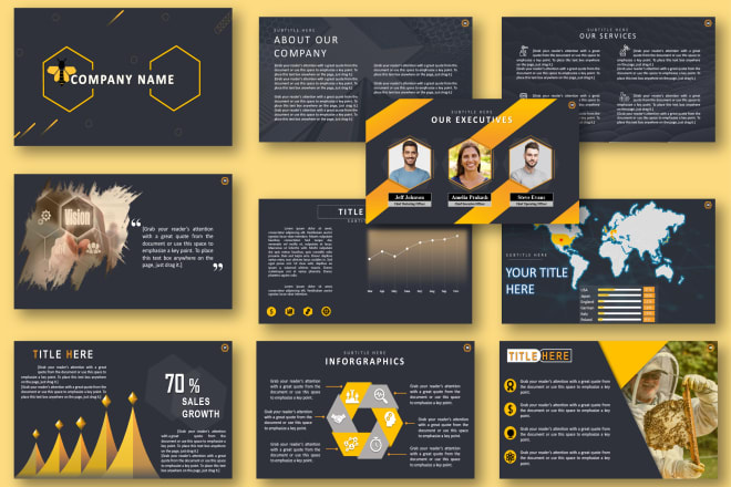 I will design modern powerpoint presentations