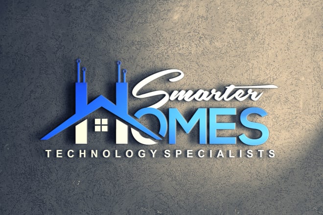 I will design modern real estate mortgage 3d logo design