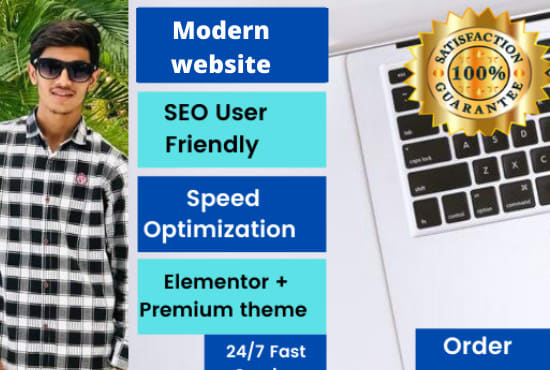 I will design modern wordpress website design or redesign wordpress website