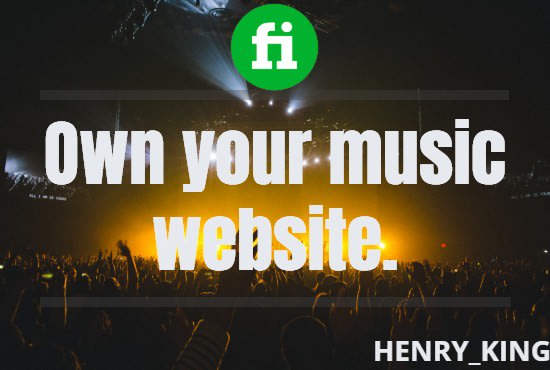 I will design music website for bands, artists, dj and studios