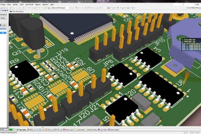 I will design pcb and schematics in altium, eagle, and proteus