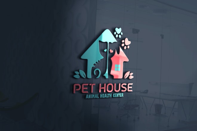 I will design pet shop, veterinary clinic or animal shelter logo