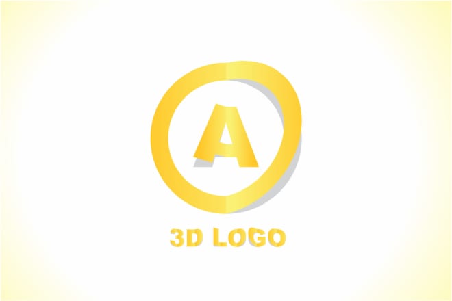 I will design powerful 3d, geometric logo