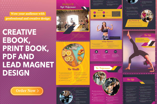 I will design professional ebook, print book, PDF and lead magnet