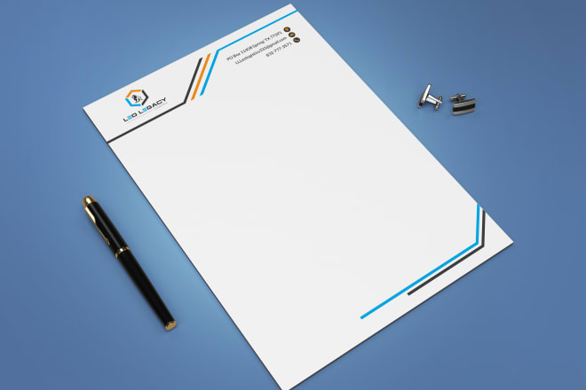 I will design professional flyer, letterhead in editable format