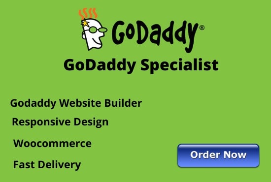 I will design professional godaddy website with godaddy builder