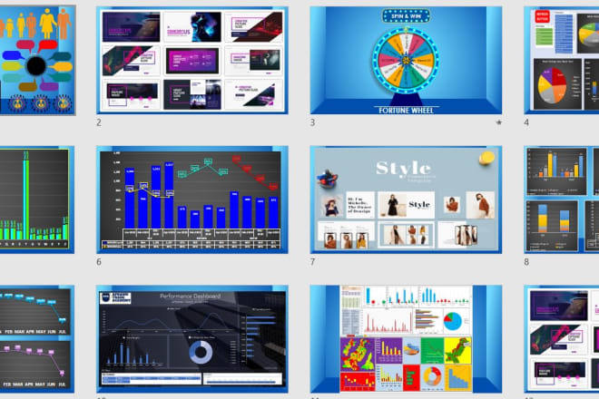 I will design professional powerpoint presentation animation slides