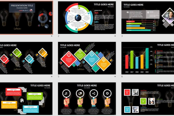 I will design professional powerpoint slides