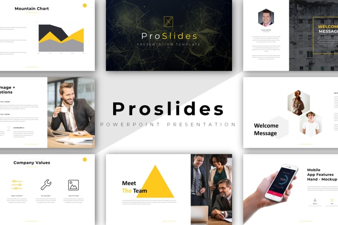 I will design professional slide deck on powerpoint
