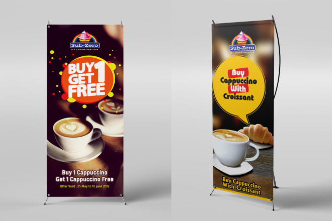 I will design roll ups banner design