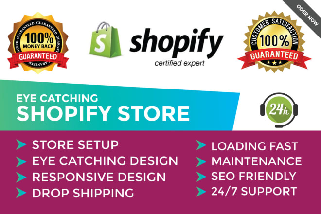 I will design shopify clothing store or website