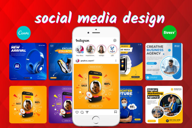 I will design social media posts and canva editable templates