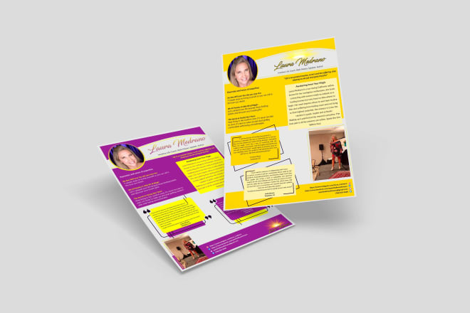 I will design speaker sheet,artist sheet,resumes and onepager